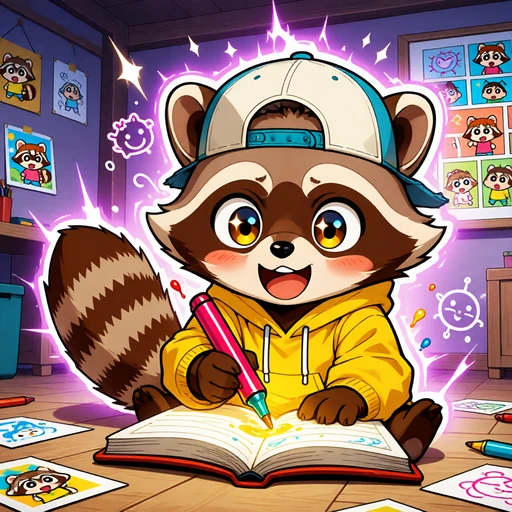 Nomad Raccoon Writer